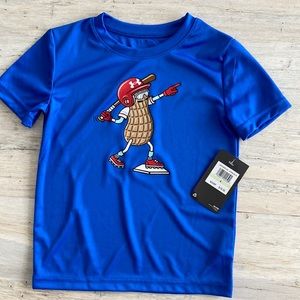 Little Boys’ Under Armour Baseball Graphic Short Sleeve T-Shirt - size 4 - NWT